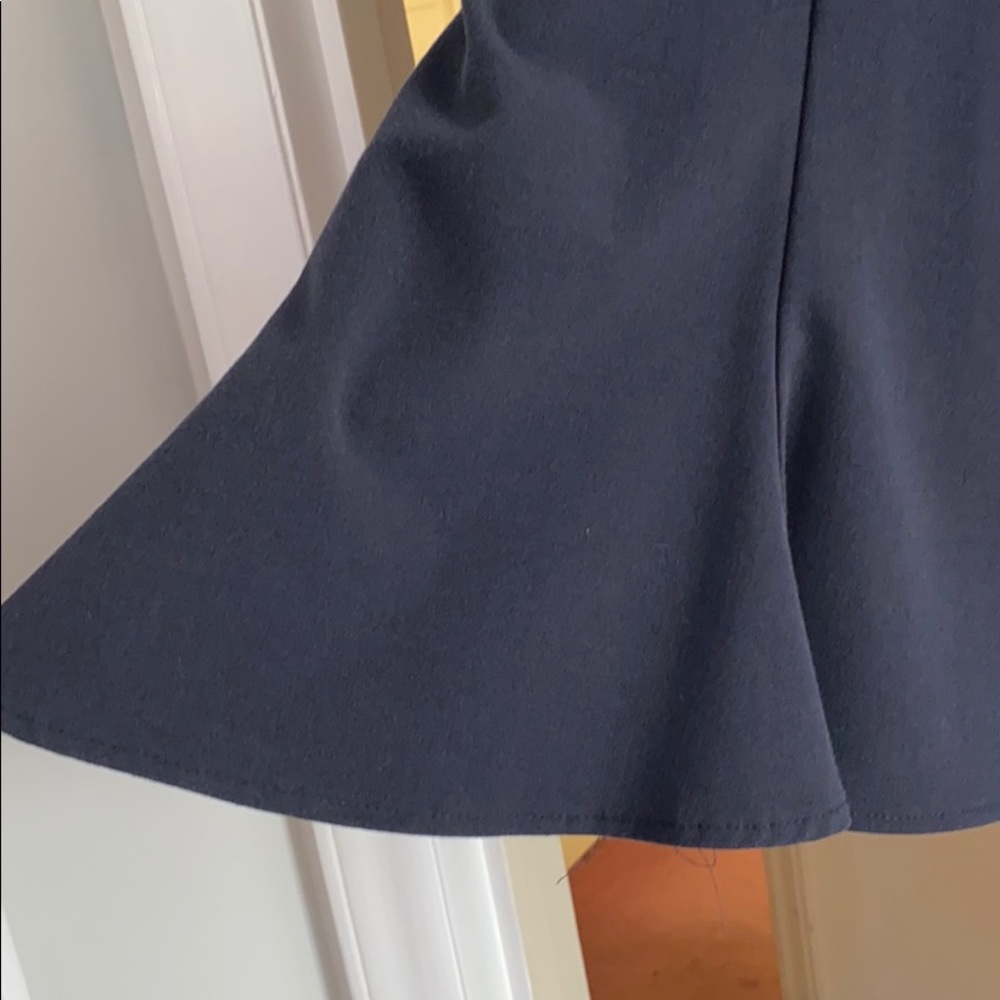 Navy flared skirt - Picture 3 of 3